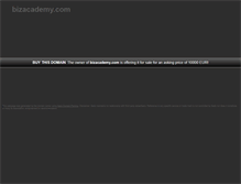 Tablet Screenshot of bizacademy.com